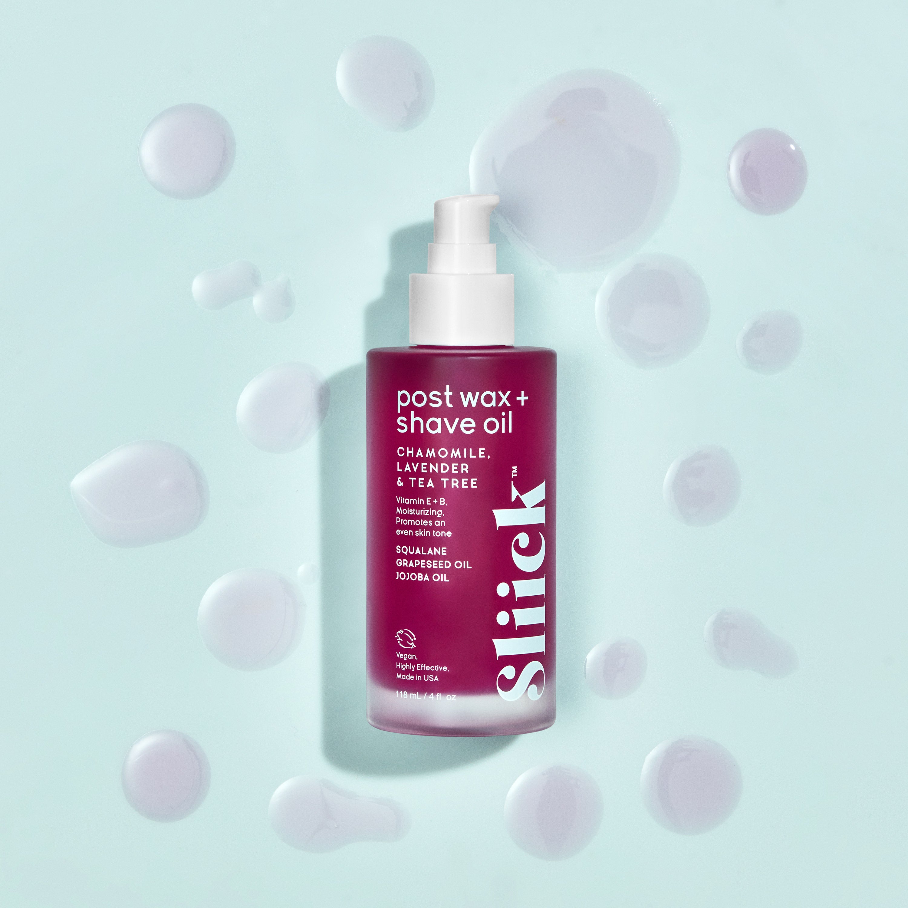 Sliick Post Wax + Shave Oil 4oz
